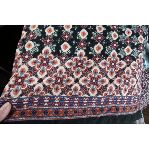 Joe B J Benbasset Women Burgundy Palazzo Pant Size Large Elastic Waist - Picture 10 of 10